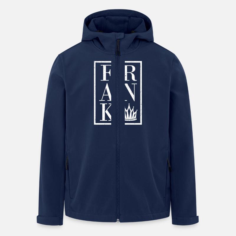 Frank - Recycelte Männer Softshell-Jacke von Stanley/Stella - Navy