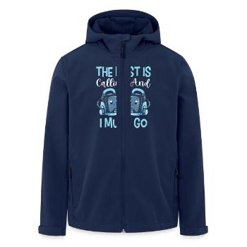 Nettoyant Lover Cleaner - Veste softshell homme en polyester recyclé Stanley/Stella - marine - Devant - AI Model Male 185 light (185cm)