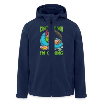Capybara Gamer Gaming - Men’s Recycled Softshell Jacket by Stanley/Stella - navy - Front - AI Model Male 185 light (185cm)