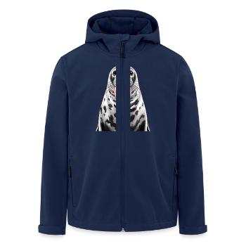 Seal seal Baltic Sea North Sea Moin - Men’s Recycled Softshell Jacket by Stanley/Stella - navy - Front - AI Model Male 185 light (185cm)