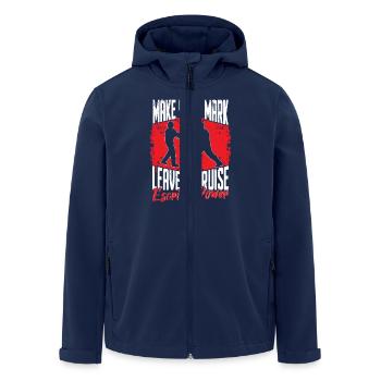 Escrima Power Arnis Martial Arts - Men’s Recycled Softshell Jacket by Stanley/Stella - navy - Front - AI Model Male 185 light (185cm)