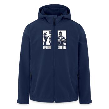 Music Director My Problem My Pictogram Dad Mom - Men’s Recycled Softshell Jacket by Stanley/Stella - navy - Front - AI Model Male 185 light (185cm)
