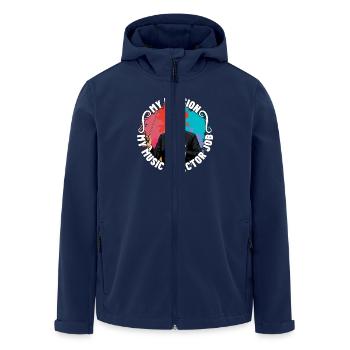 Music Director My Passion My Music Lover Musician - Recycelte Männer Softshell-Jacke von Stanley/Stella - Navy - Vorne - AI Model Male 185 light (185cm)