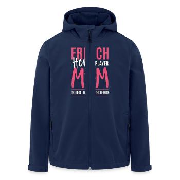 French Horn Player Mom The Idol The Horn Player - Men’s Recycled Softshell Jacket by Stanley/Stella - navy - Front - AI Model Male 185 light (185cm)