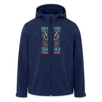 Tattoo Artist Did I Mention That I Am Tattooist - Men’s Recycled Softshell Jacket by Stanley/Stella - navy - Front - AI Model Male 185 light (185cm)