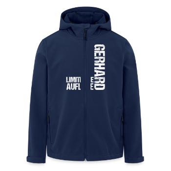 Gerhard - Veste softshell homme en polyester recyclé Stanley/Stella - marine - Devant - AI Model Male 185 light (185cm)