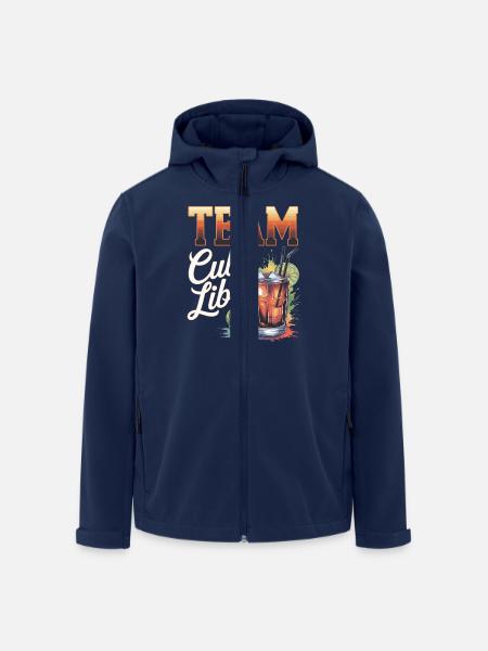 Cocktail Bartender Team Cuba Libre - Veste softshell homme en polyester recyclé Stanley/Stella - marine