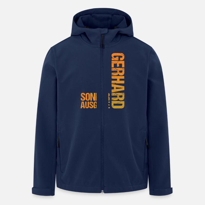 Gerhard - Recycelte Männer Softshell-Jacke von Stanley/Stella - Navy