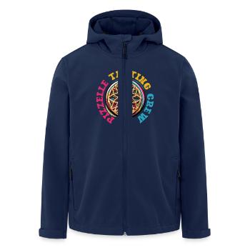 Pizzelle Tasting Crew Waffel Keks - Recycelte Männer Softshell-Jacke von Stanley/Stella - Navy - Vorne - AI Model Male 185 light (185cm)