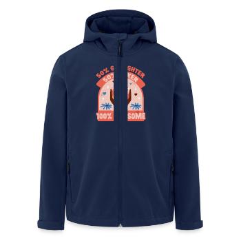 Allume-gaz Gaslighting - Veste softshell homme en polyester recyclé Stanley/Stella - marine - Devant - AI Model Male 185 light (185cm)