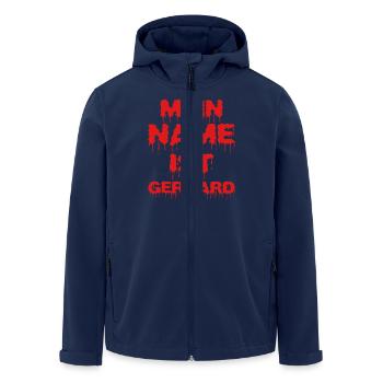 Gerhard - Veste softshell homme en polyester recyclé Stanley/Stella - marine - Devant - AI Model Male 185 light (185cm)