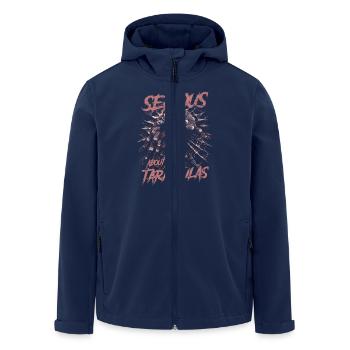 Serious About Tarantulas Pet Spider Owner - Men’s Recycled Softshell Jacket by Stanley/Stella - navy - Front - AI Model Male 185 light (185cm)