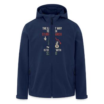 Le moyen le plus simple de 1 000 $ Forex Funny Trader - Veste softshell homme en polyester recyclé Stanley/Stella - marine - Devant - AI Model Male 185 light (185cm)