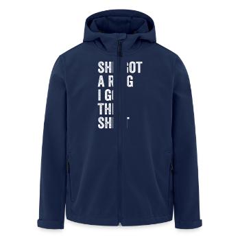 She Got A Ring I Got This shirt Funny Engagement - Men’s Recycled Softshell Jacket by Stanley/Stella - navy - Front - AI Model Male 185 light (185cm)