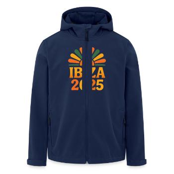 Ibiza 2025 - Men’s Recycled Softshell Jacket by Stanley/Stella - navy - Front - AI Model Male 185 light (185cm)