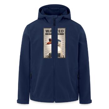 Fish Roll Thief Seagull - Men’s Recycled Softshell Jacket by Stanley/Stella - navy - Front - AI Model Male 185 light (185cm)