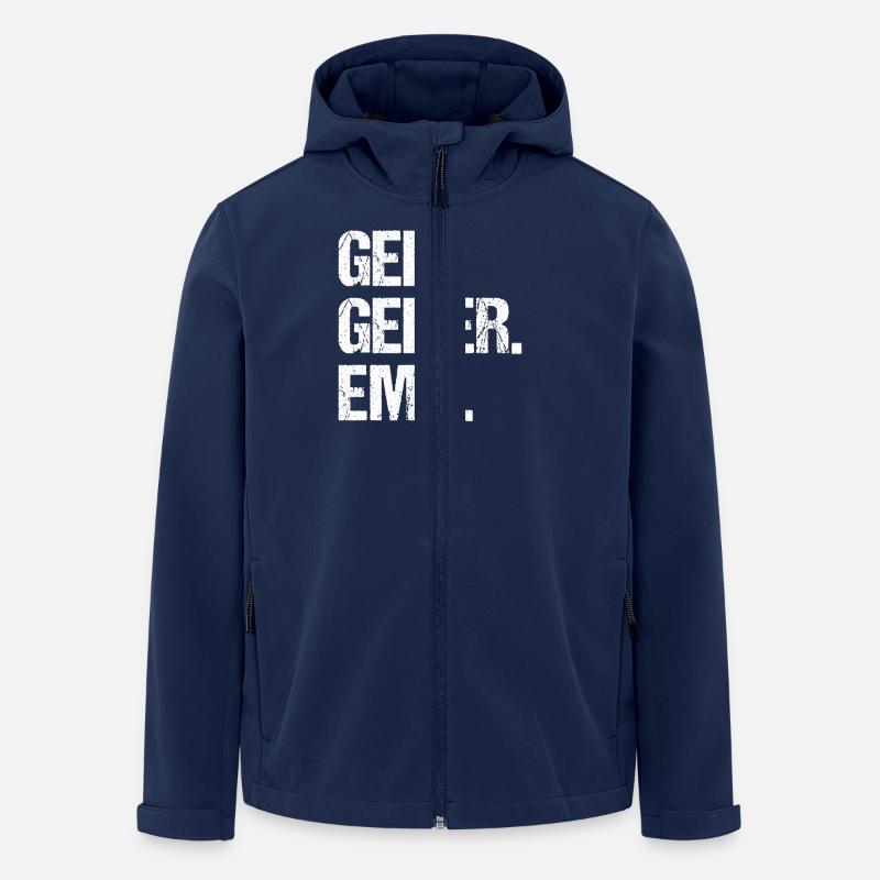 Emil - Veste softshell homme en polyester recyclé Stanley/Stella - marine