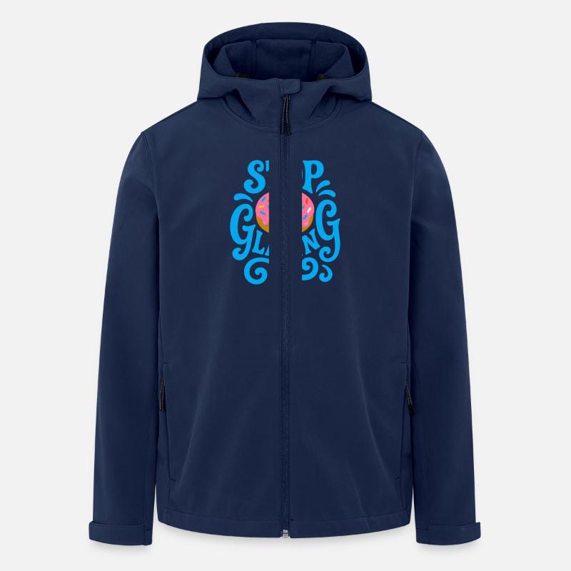 Arrêter le vitrage - Veste softshell homme en polyester recyclé Stanley/Stella - marine