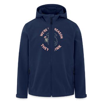 Funny Black Sheep Cousin Quirky Family - Men’s Recycled Softshell Jacket by Stanley/Stella - navy - Front - AI Model Male 185 light (185cm)