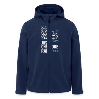 Whitewater Adventure River Rafting Crew Outdoor - Recycelte Männer Softshell-Jacke von Stanley/Stella - Navy - Vorne - AI Model Male 185 light (185cm)