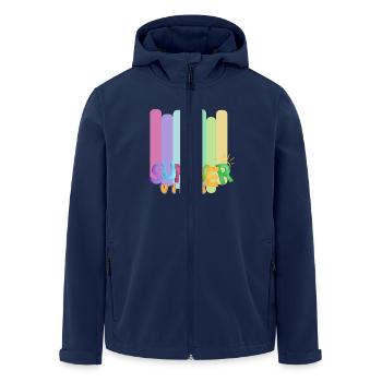 Summer Vibes Only | Tropical Beach T-Shirt - Veste softshell homme en polyester recyclé Stanley/Stella - marine - Devant - AI Model Male 185 light (185cm)