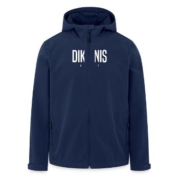 Dikirnis, Égypte - Veste softshell homme en polyester recyclé Stanley/Stella - marine - Devant - AI Model Male 185 light (185cm)