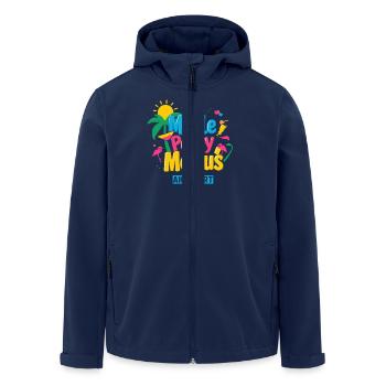 Malle Party Modus Aktiviert Mallorca Gruppen Shirt - Recycelte Männer Softshell-Jacke von Stanley/Stella - Navy - Vorne - AI Model Male 185 light (185cm)