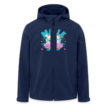 Malle Party Modus Aktiviert Mallorca Gruppen Shirt - Recycelte Männer Softshell-Jacke von Stanley/Stella - Navy - Vorne - AI Model Male 185 light (185cm)