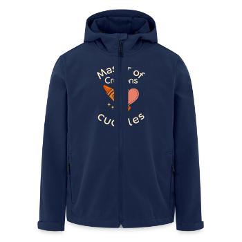 Nanny Squad Family Helper Au Pair Life Toddler - Men’s Recycled Softshell Jacket by Stanley/Stella - navy - Front - AI Model Male 185 light (185cm)