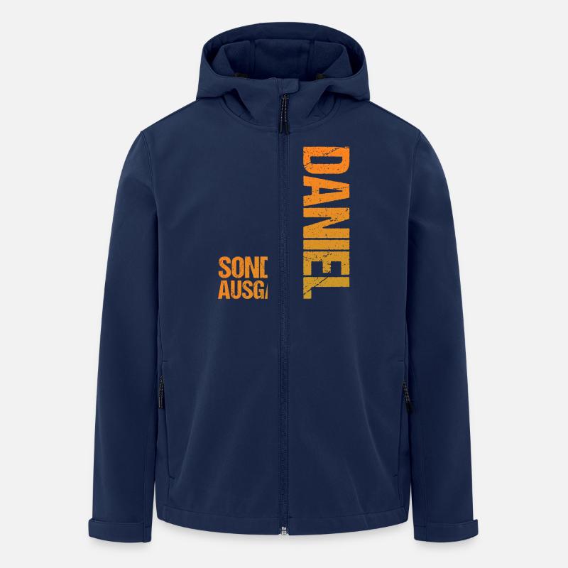 Daniel - Men’s Recycled Softshell Jacket by Stanley/Stella - navy