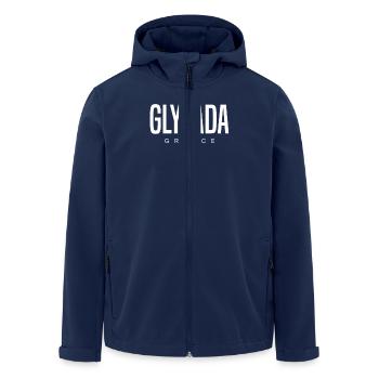 Glyfada Griechenland - Recycelte Männer Softshell-Jacke von Stanley/Stella - Navy - Vorne - AI Model Male 185 light (185cm)