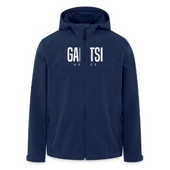 Galatsi Griechenland - Recycelte Männer Softshell-Jacke von Stanley/Stella - Navy - Vorne - AI Model Male 185 light (185cm)