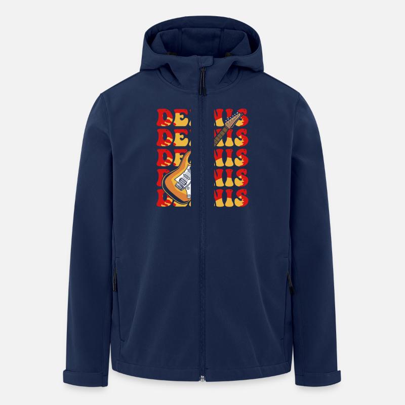Dennis - Recycelte Männer Softshell-Jacke von Stanley/Stella - Navy