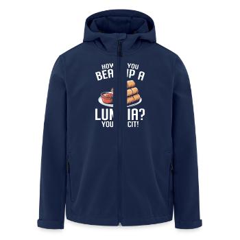 Rouleaux de printemps philippins Lumpia Asian - Veste softshell homme en polyester recyclé Stanley/Stella - marine - Devant - AI Model Male 185 light (185cm)
