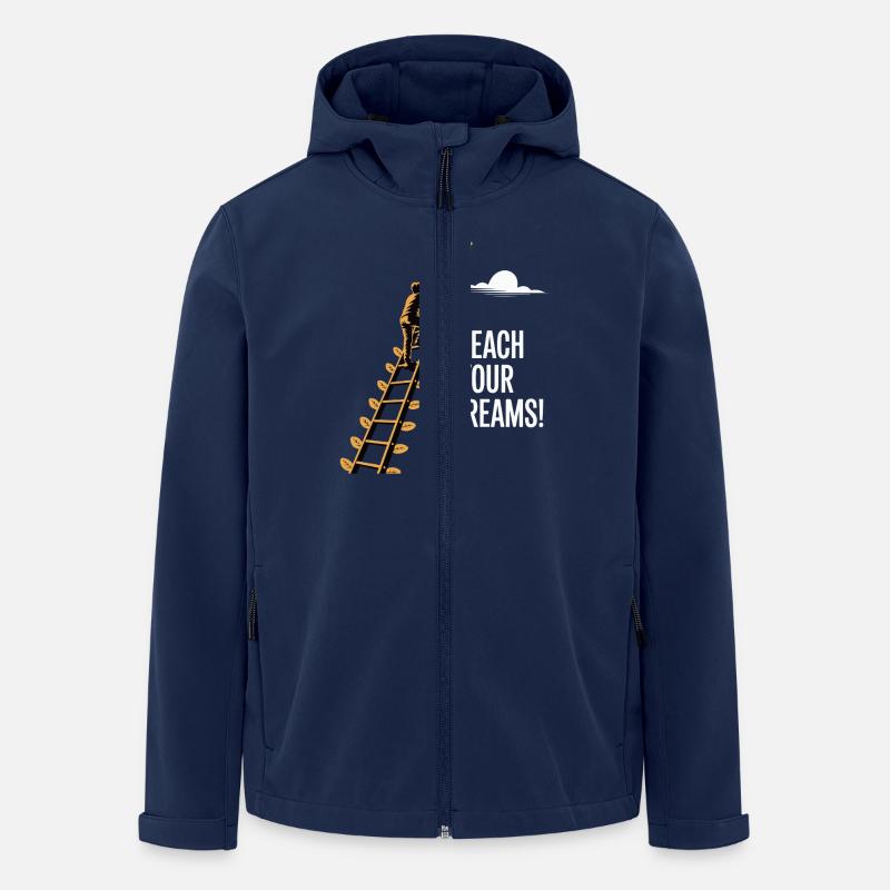 RÉALISEZ VOS RÊVES - Veste softshell homme en polyester recyclé Stanley/Stella - marine