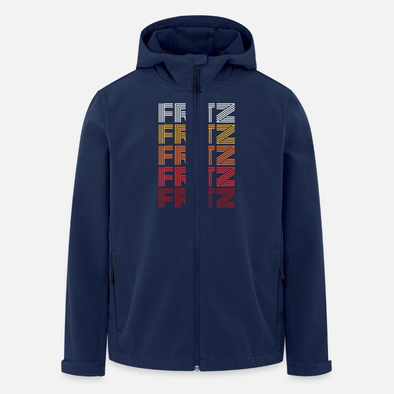 Fritz - Recycelte Männer Softshell-Jacke von Stanley/Stella - Navy