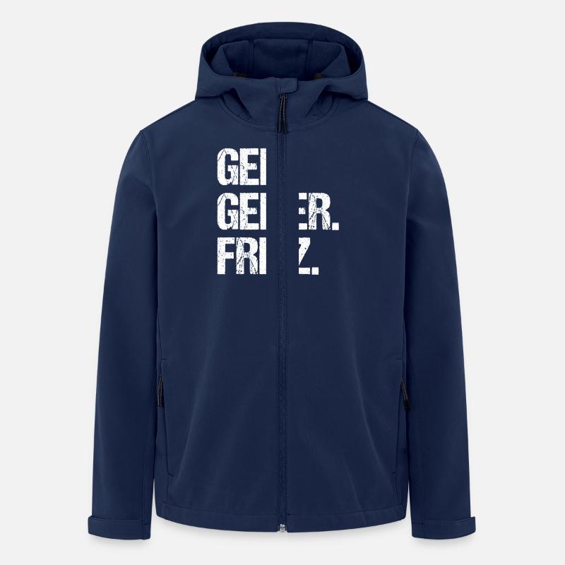 Fritz - Recycelte Männer Softshell-Jacke von Stanley/Stella - Navy