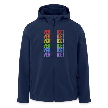 Remplacement de costume déguisé Carnaval Carnaval - Veste softshell homme en polyester recyclé Stanley/Stella - marine - Devant - AI Model Male 185 light (185cm)