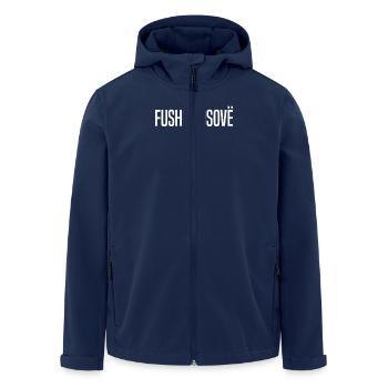 Fushë, Kosovë, Kosovo - Veste softshell homme en polyester recyclé Stanley/Stella - marine - Devant - AI Model Male 185 light (185cm)