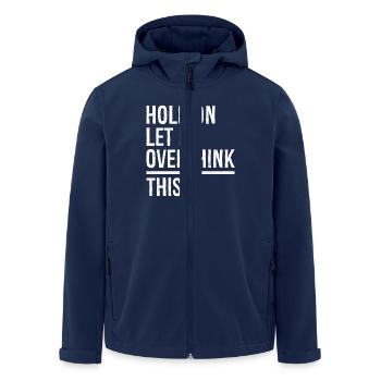 Attendez, laissez-moi trop réfléchir à cela - Veste softshell homme en polyester recyclé Stanley/Stella - marine - Devant - AI Model Male 185 light (185cm)