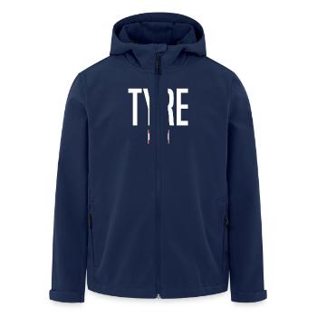 Tyr Liban - Veste softshell homme en polyester recyclé Stanley/Stella - marine - Devant - AI Model Male 185 light (185cm)