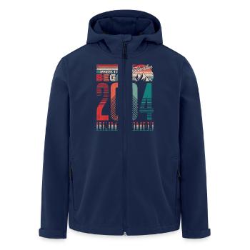 Anniversaire 2004 Vintage Septembre Cadeau Rétro - Veste softshell homme en polyester recyclé Stanley/Stella - marine - Devant - AI Model Male 185 light (185cm)