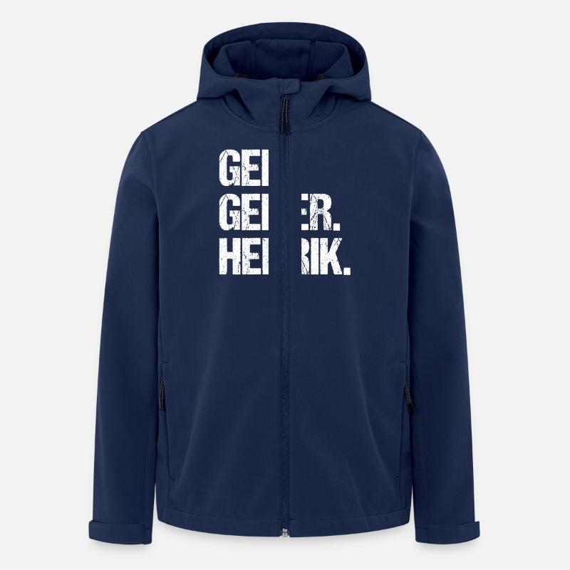 Henrik - Veste softshell homme en polyester recyclé Stanley/Stella - marine