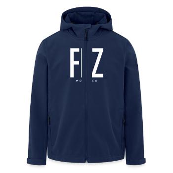Fez Marokko - Recycelte Männer Softshell-Jacke von Stanley/Stella - Navy - Vorne - AI Model Male 185 light (185cm)
