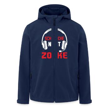 Zocken Gamer Gaming Zocker Controller Videospiele - Recycelte Männer Softshell-Jacke von Stanley/Stella - Navy - Vorne - AI Model Male 185 light (185cm)