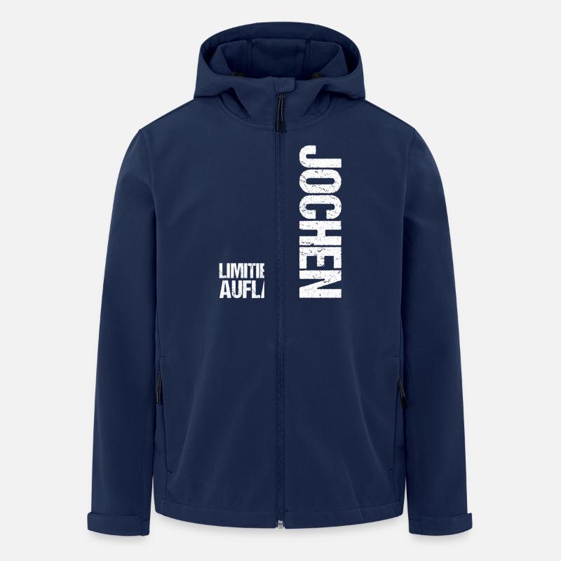 Jochen - Recycelte Männer Softshell-Jacke von Stanley/Stella - Navy