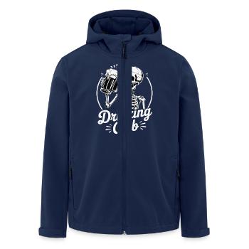 SCHÄDEL, TRINKCLUB - Recycelte Männer Softshell-Jacke von Stanley/Stella - Navy - Vorne - AI Model Male 185 light (185cm)