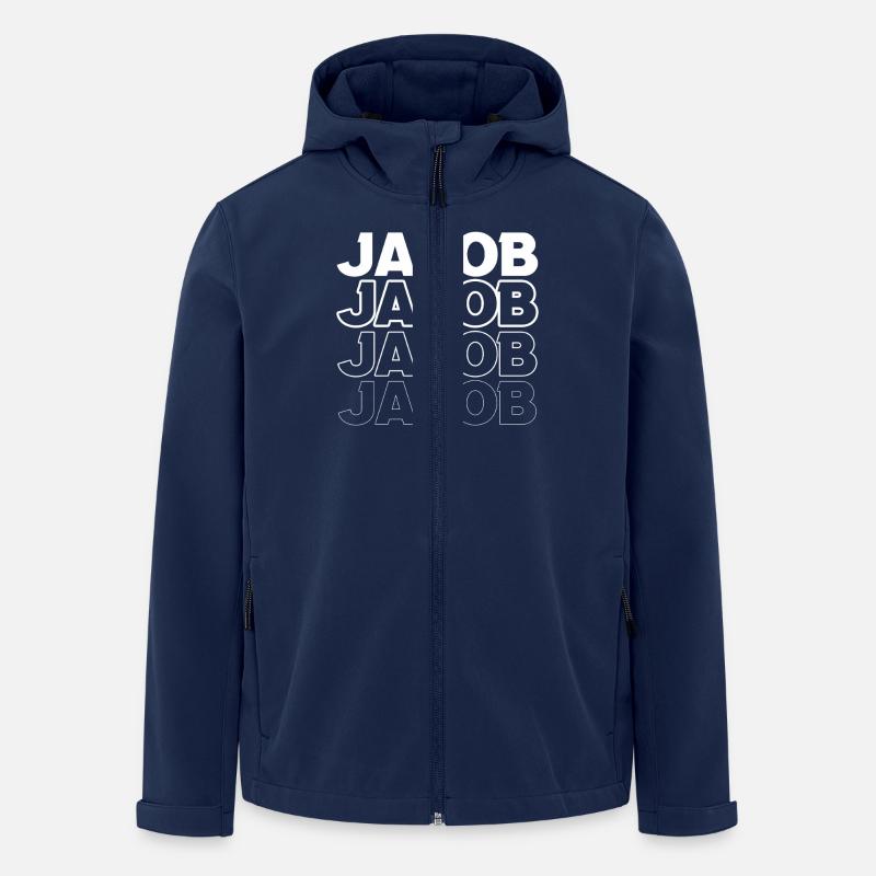 Jacob - Veste softshell homme en polyester recyclé Stanley/Stella - marine