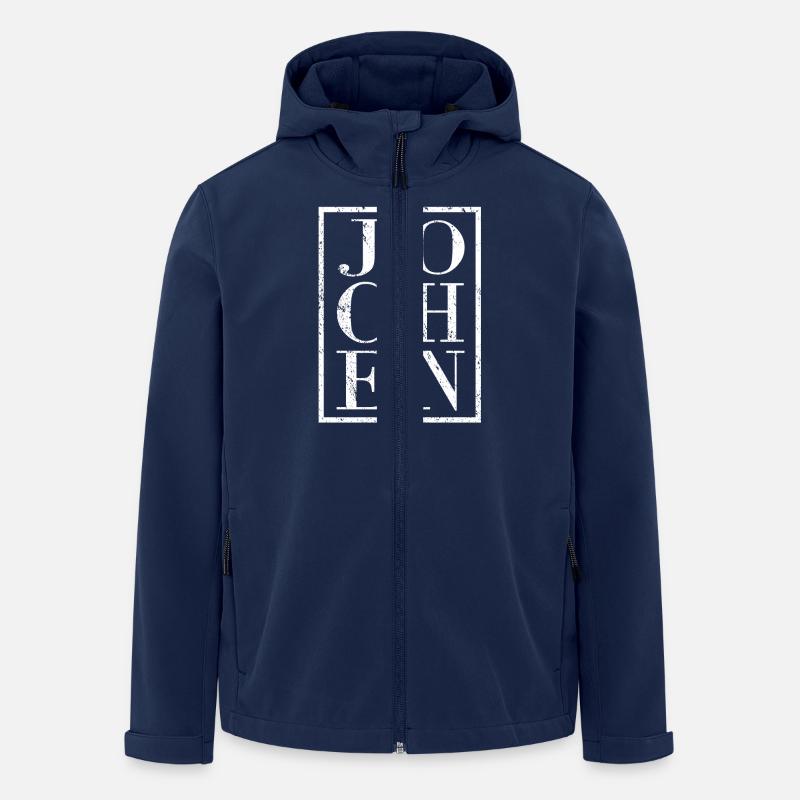 Jochen - Recycelte Männer Softshell-Jacke von Stanley/Stella - Navy