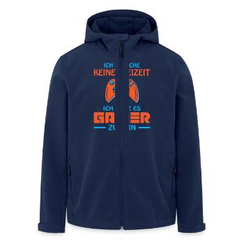 Zocken Gamer Gaming Zocker Controller Videospiele - Recycelte Männer Softshell-Jacke von Stanley/Stella - Navy - Vorne - AI Model Male 185 light (185cm)